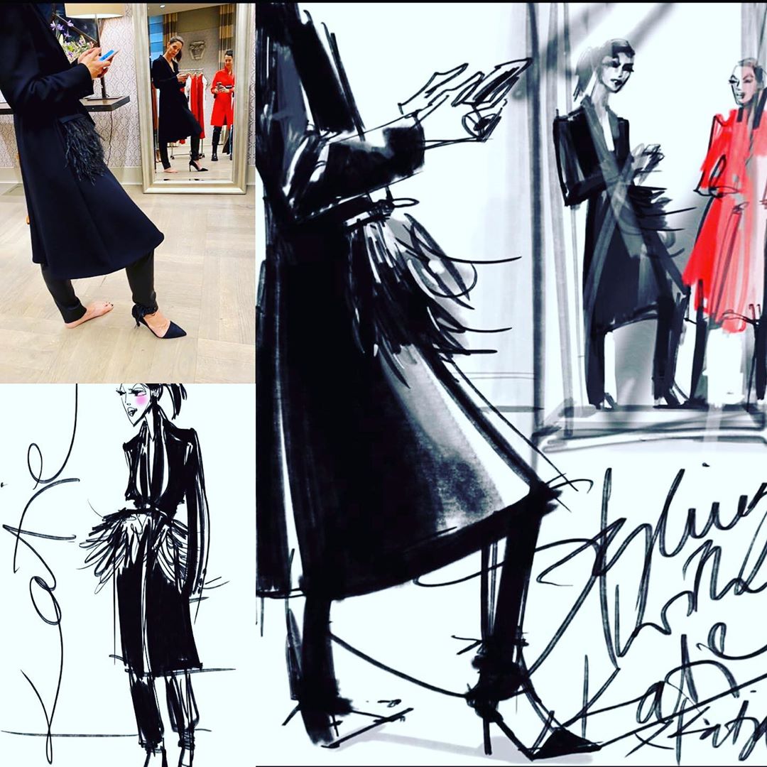 Кейти Холмс уважи шоуто на Marc Cain на BFW